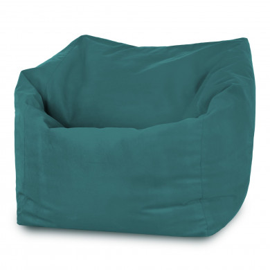 Albastru fotoliu bean bag amalfi velvet