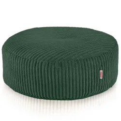 Taburet Puf Rotund - Catifea Reiată Soft