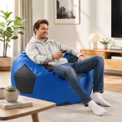 Puf Fotoliu Fotbal XXL - Piele Eco, Premium