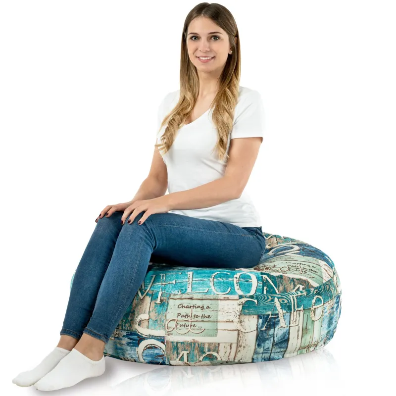 Pernă Rotundă Monaco 90 cm Imprimeu Premium | Italpouf