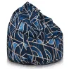 Geometric albastru