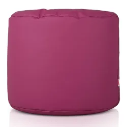 Puf Rotund Cilindru - Piele Ecologică