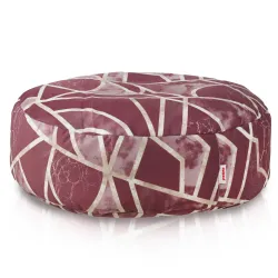 Puf Taburet Suport Picioare Rotund - Material Imprimeu Premium