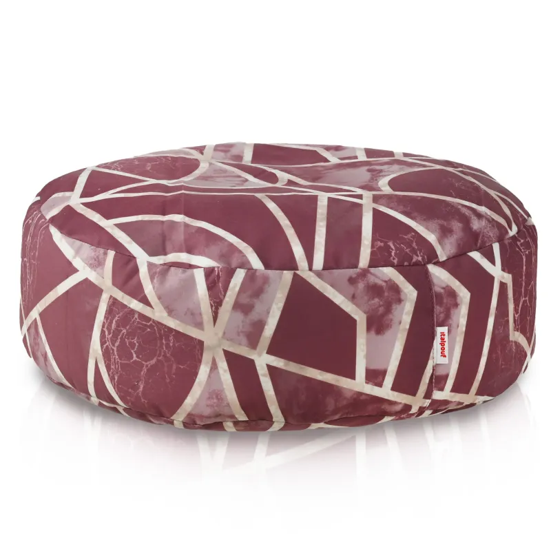 Puf Sprijin Picioare Rotund - Tipăriri Premium
