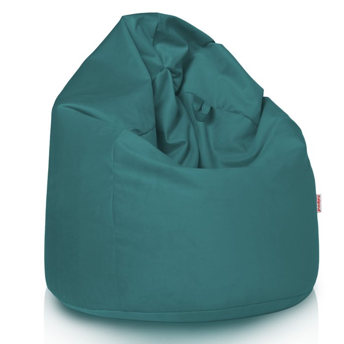 Albastru fotoliu puf para xl velvet