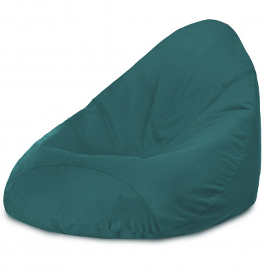 Albastru fotoliu puf para xxl drop velvet