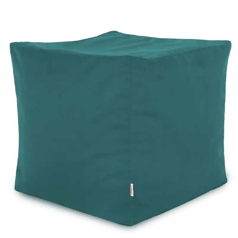 Puf Cub Pătrat - Catifea Soft – vedere 9