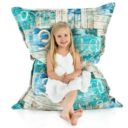 Pernă Puf de Podea Gigant XL pentru copii - Material Imprimeu Premium – vedere 60
