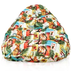 Fotoliu Puf tip Pară XXL Drop - Material Imprimeu Premium – vedere 35