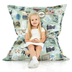 Pernă Puf de Podea Gigant XL pentru copii - Material Imprimeu Premium – vedere 62