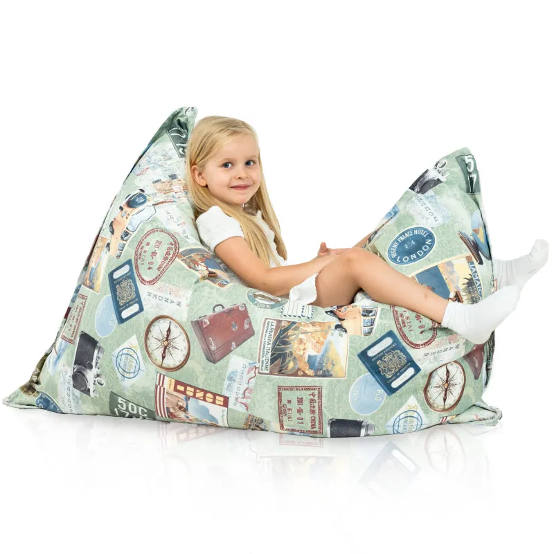 Pernă Puf de Podea Gigant XL pentru copii - Material Imprimeu Premium – vedere 116