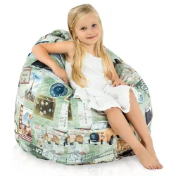 Fotoliu Puf L pentru copii - Material Imprimeu Premium – vedere 87