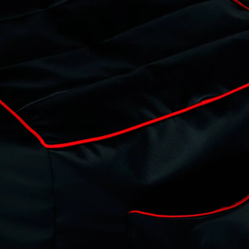 Fotoliu puf gaming durabil negru, pentru confort maxim în timpul jocului