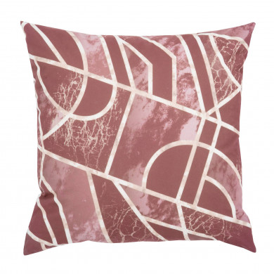 Mozaic de marmură roz și burgundy perne pătrate