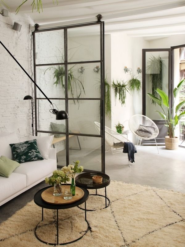 Stil industrial într-un apartament mic