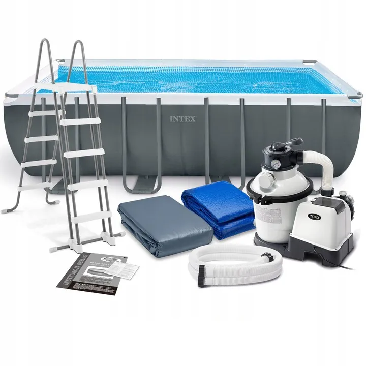 Piscină de grădină cu cadru 549 x 274 x 132 cm 12în1 INTEX 26356 - 2