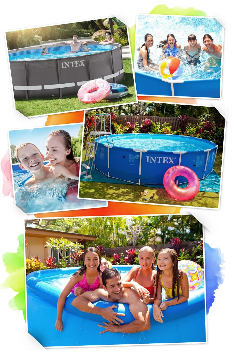 Piscină de grădină cu cadru 549 x 274 x 132 cm 12în1 INTEX 26356 - 11