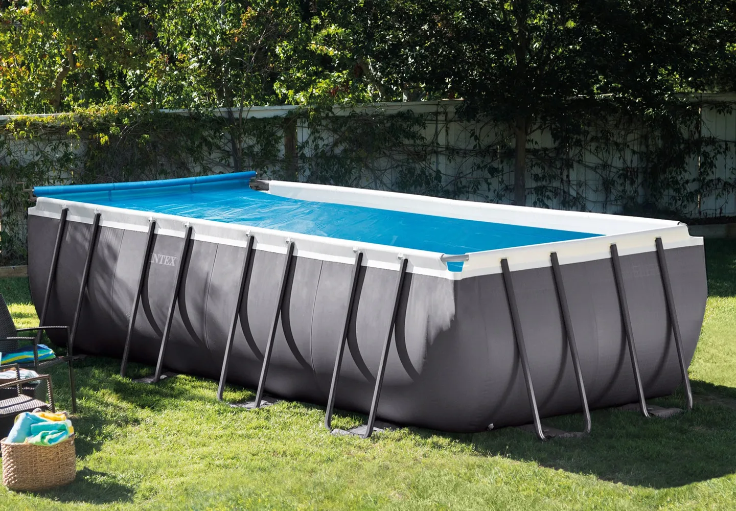 Rulou pentru folie solară pentru piscine cu cadru 274 - 488 cm INTEX 28051 - 4