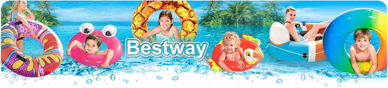 Poartă piscină + Minge 137 x 66 cm Bestway 52123