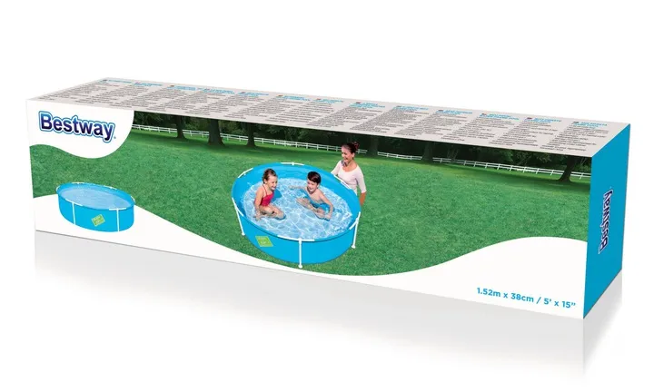 Piscină cu Cadru Rotund pentru Copii 152 x 38 cm Bestway 56283 - 3