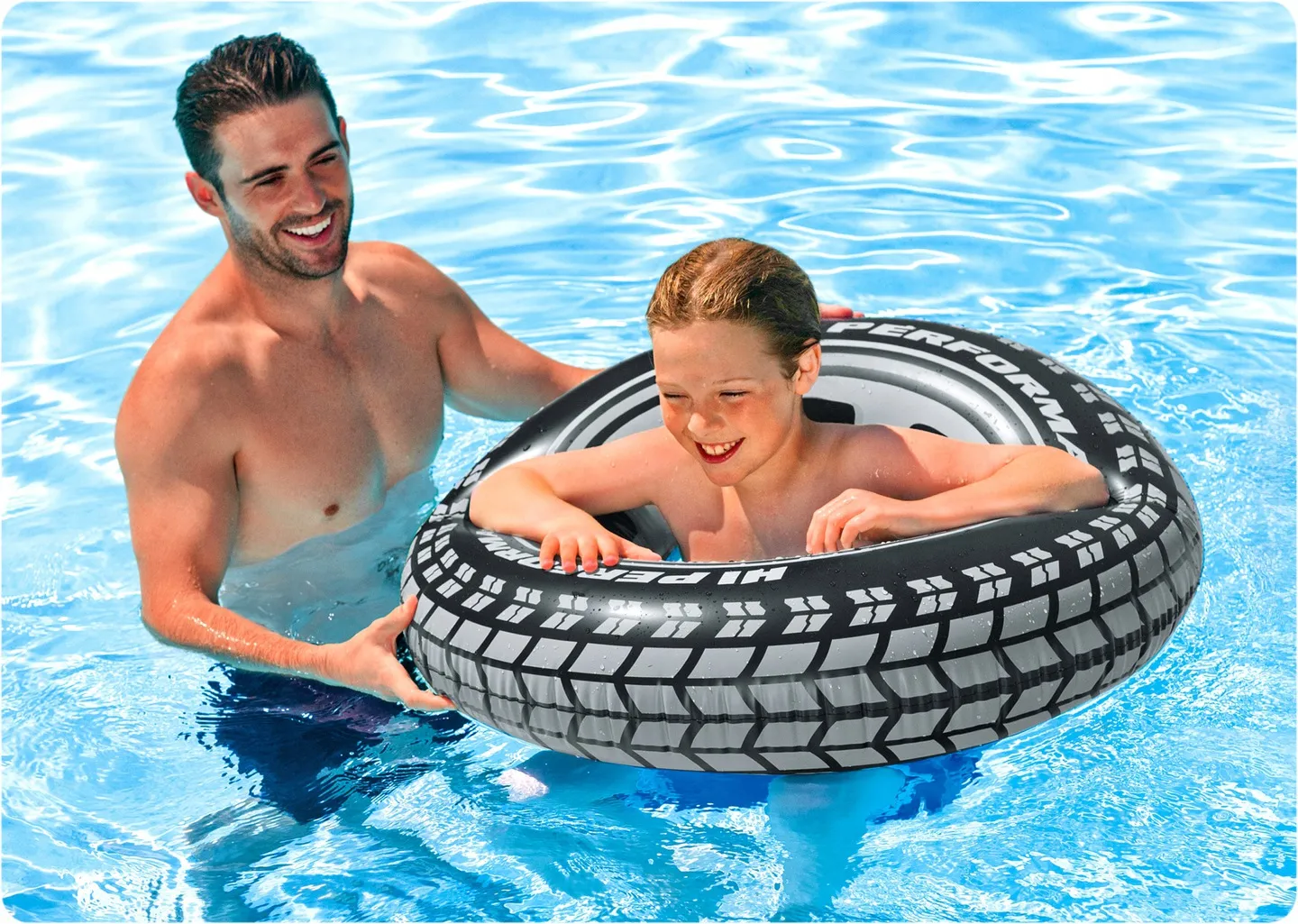 Colac de înot - anvelopă diametru 91 cm INTEX 59252 - 3