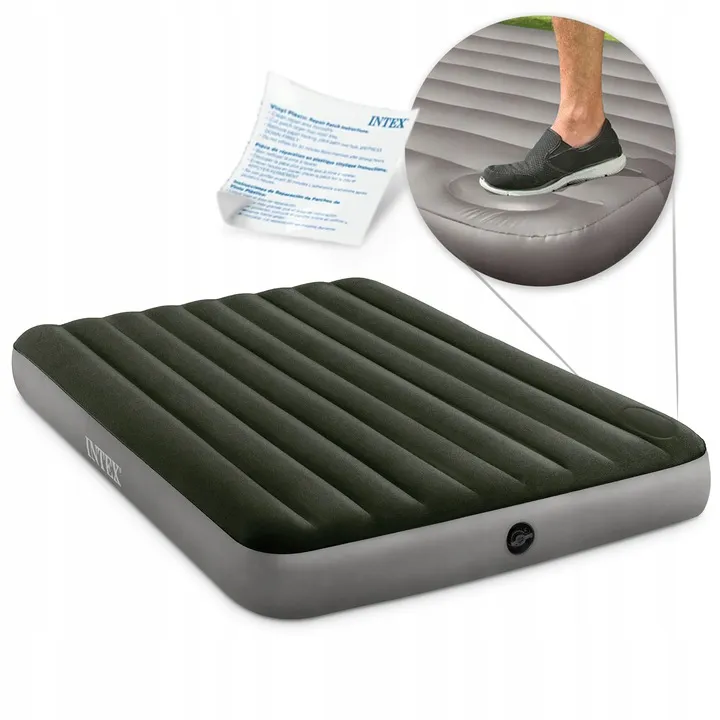INTEX 64763 Saltea Gonflabilă cu Pompă Picior Integrată - 2