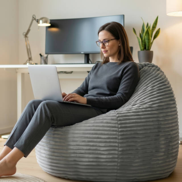 Stil Stripe – Pufuri și saci tip beanbag